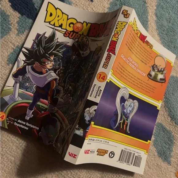 Manga Dragon Ball Super Paperback - White, Red, Yellow, Black, Blue - Picture 3 of 3